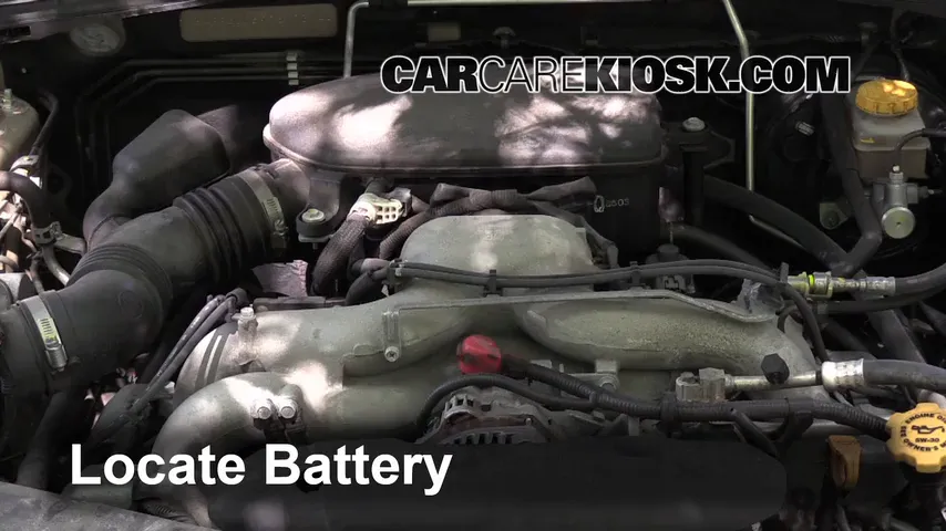 2009 Subaru Outback 2.5i Limited 2.5L 4 Cyl. Battery Replace